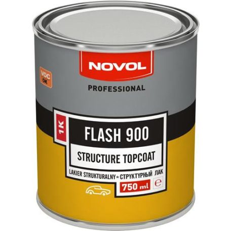 900 FLASH struktúra festék – fekete 0,75 l (3)