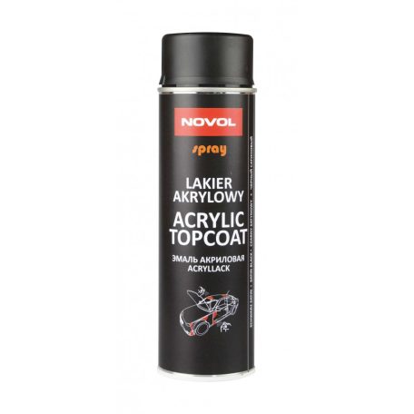 ACRYLIC TOPCOAT selyemfényű fekete spray – 500ml (6)