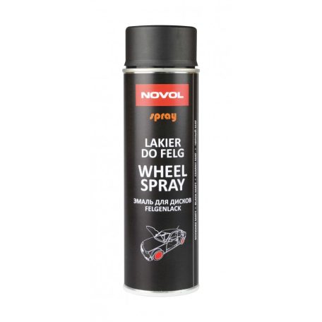 WHEEL keréktárcsa spray –matt fekete 500ml (6)