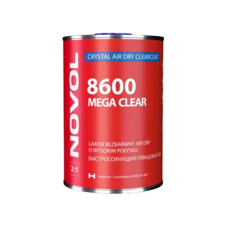 N-Line mega clear 8600 1L lakk (air dry) 2:1 (1H-20C de teli fényre is alkalmas-hosszú fazék idő)